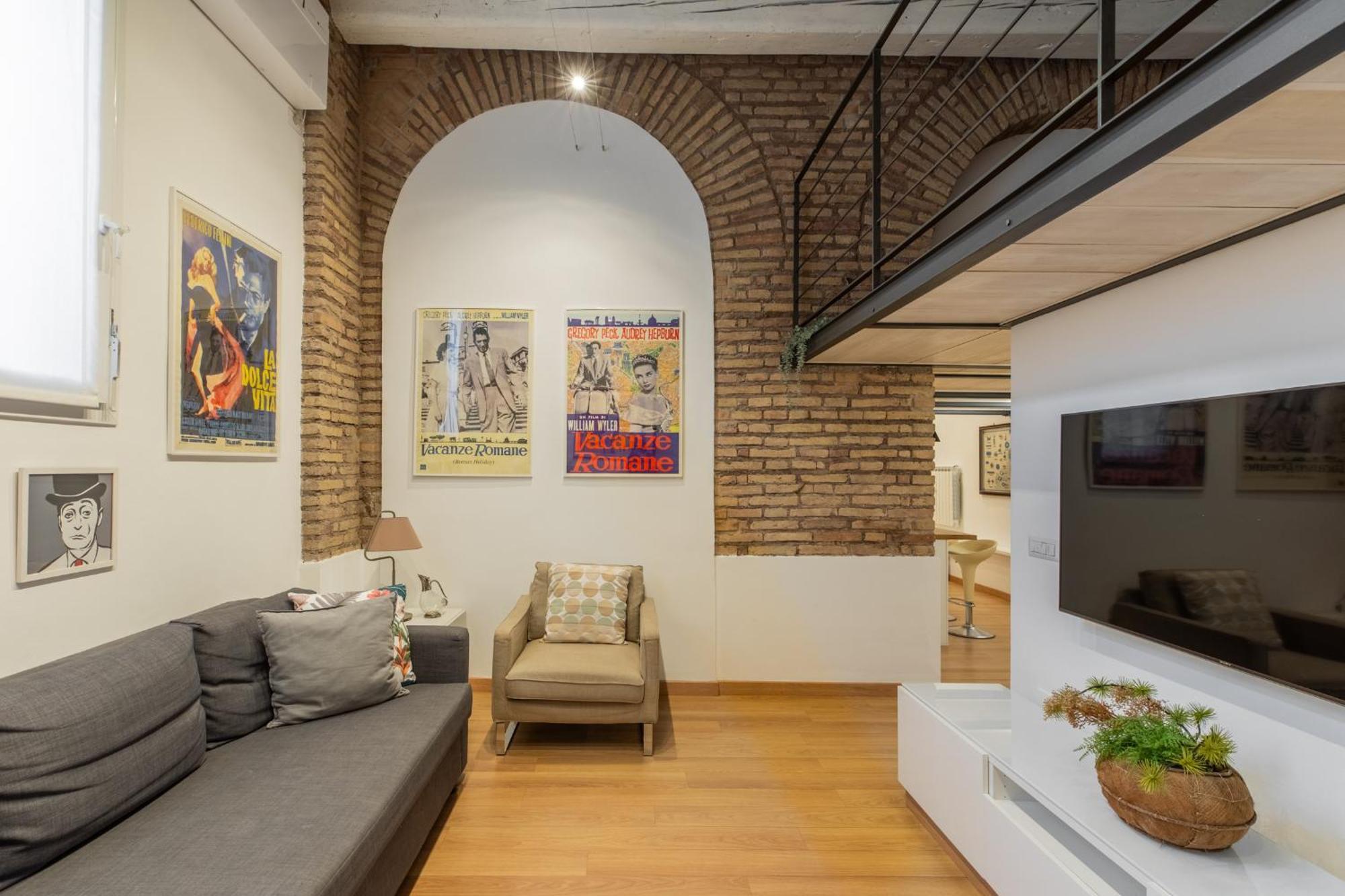 Iflat Cozy & Serene Loft Two Steps From Vatican Apartamento